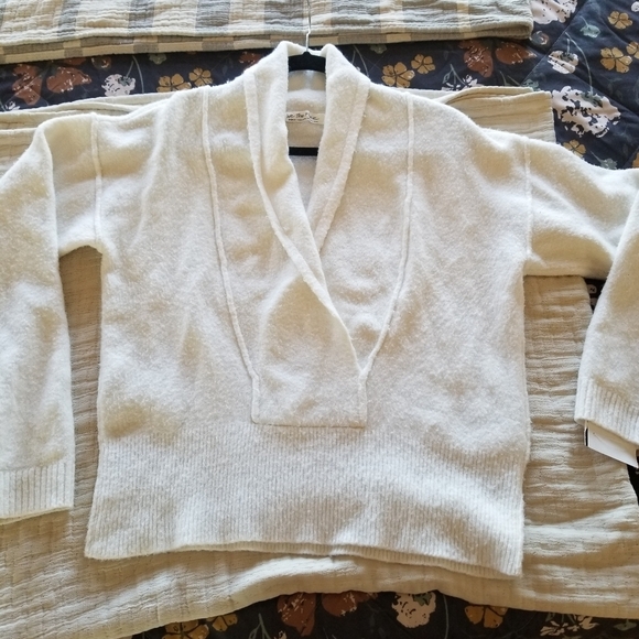 We The Free | Pullover Wrap Top Sweater - Picture 2 of 8